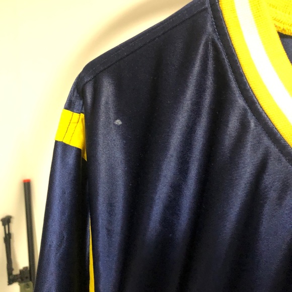 Adidas XL Performance Tee metallic blue active rn#88387 ca#00411 - Picture 6 of 8